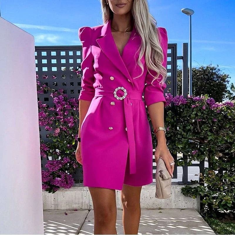 Blazerjurk Alina met Riem - Elegant Design