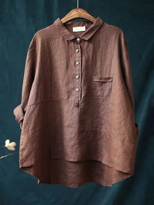 Blouse Lange Mouwen Vrouwen - Elinoir Elegant