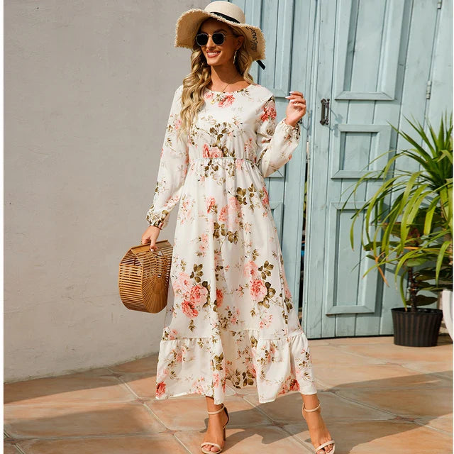 Bohemian Maxi-jurk - Elegante Stijl en Comfort
