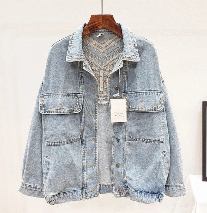 Boho Denim Jasje Dames - Piper Style