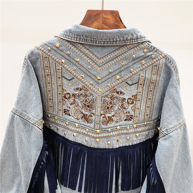 Boho Denim Jasje Dames - Piper Style