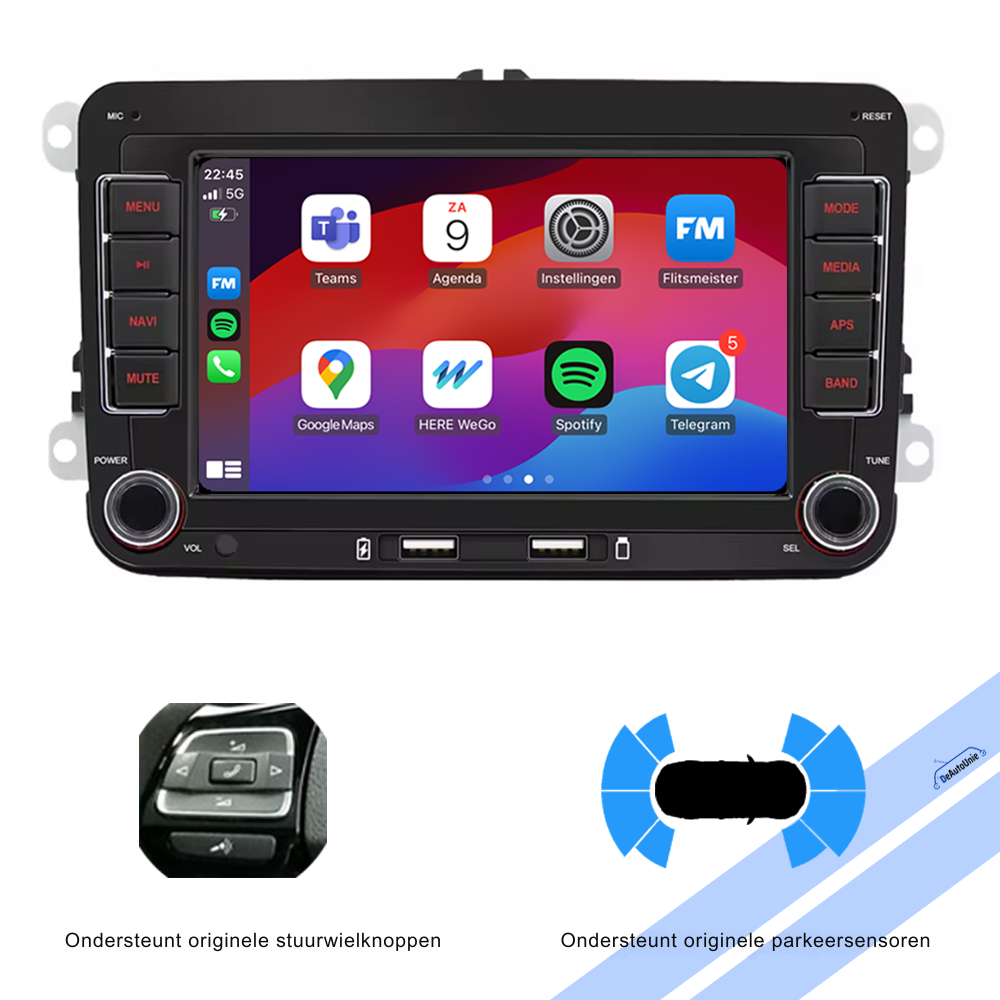 CarPlay & Android Auto voor VW H270