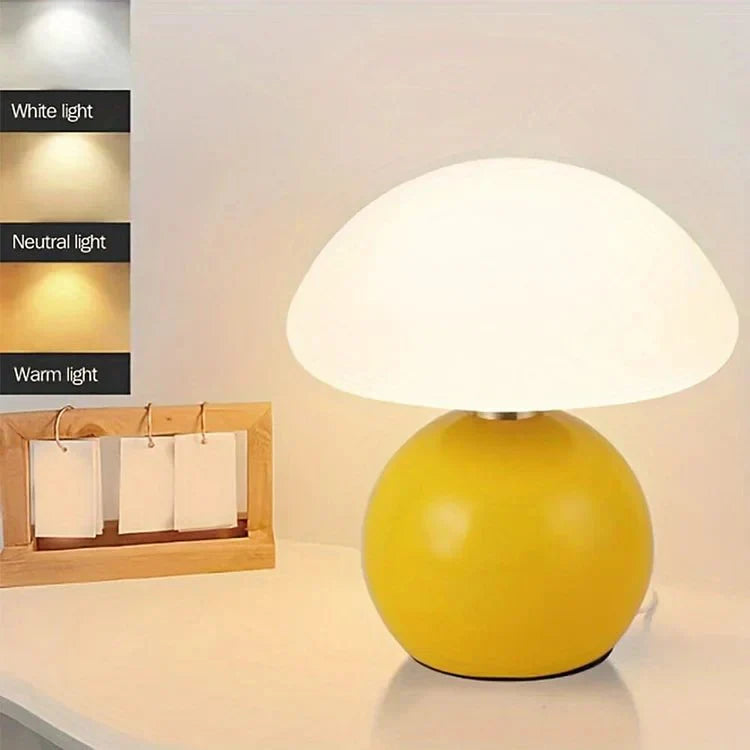 Carlos Bauhaus Paddenstoel Lamp - Verstelbare LED Kleur