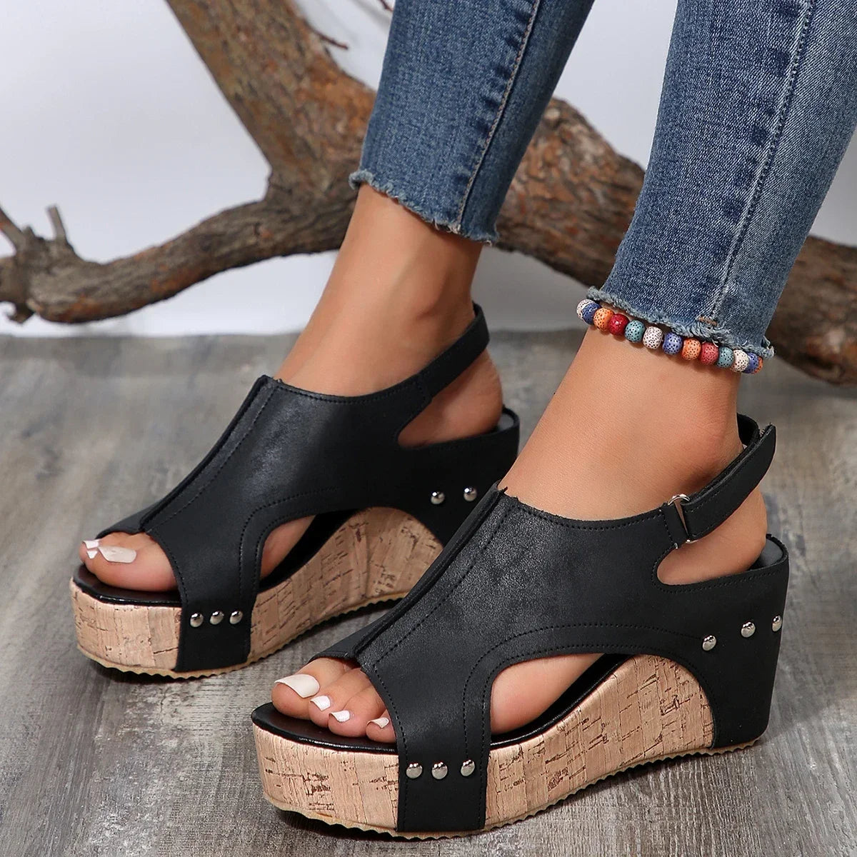 Cass Orthopedische Leren Dames Sandalen