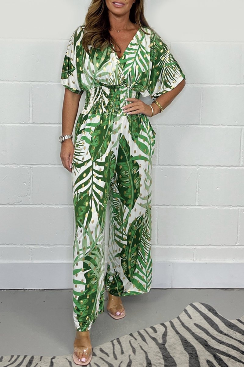 Casual Bloemenprint Jumpsuit - Alice Stijlvol
