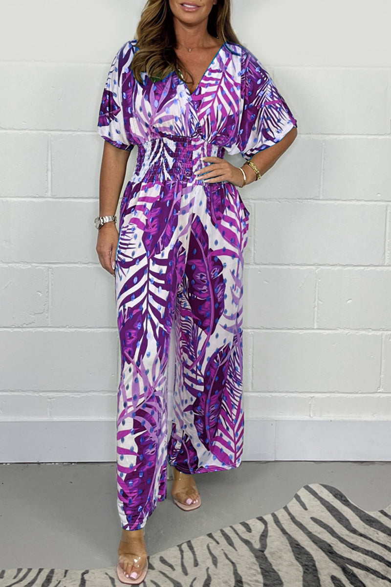 Casual Bloemenprint Jumpsuit - Alice Stijlvol