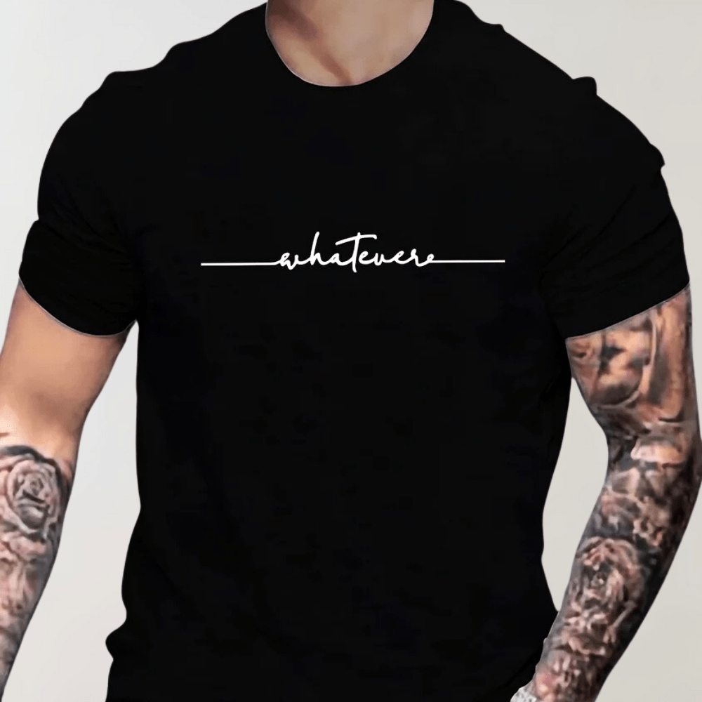 Casual Heren T-shirt Ronde Hals Classic