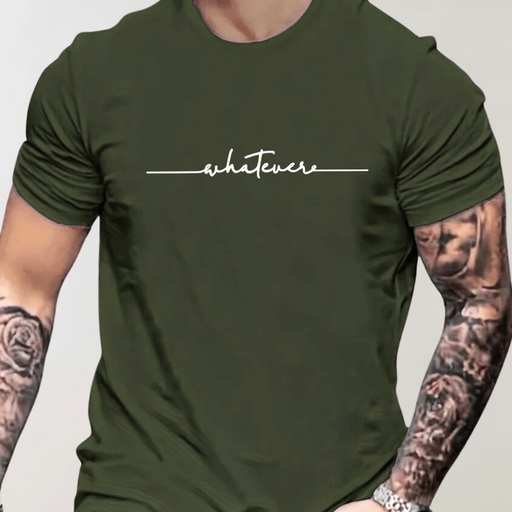 Casual Heren T-shirt Ronde Hals Classic