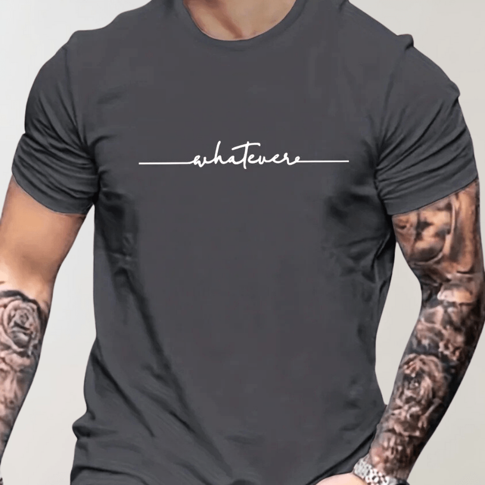 Casual Heren T-shirt Ronde Hals Classic