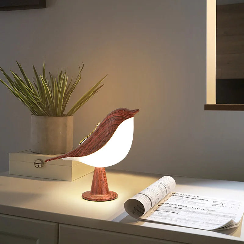 Charmante Dimbare Vogel Bedlamp met Aanraakbediening
