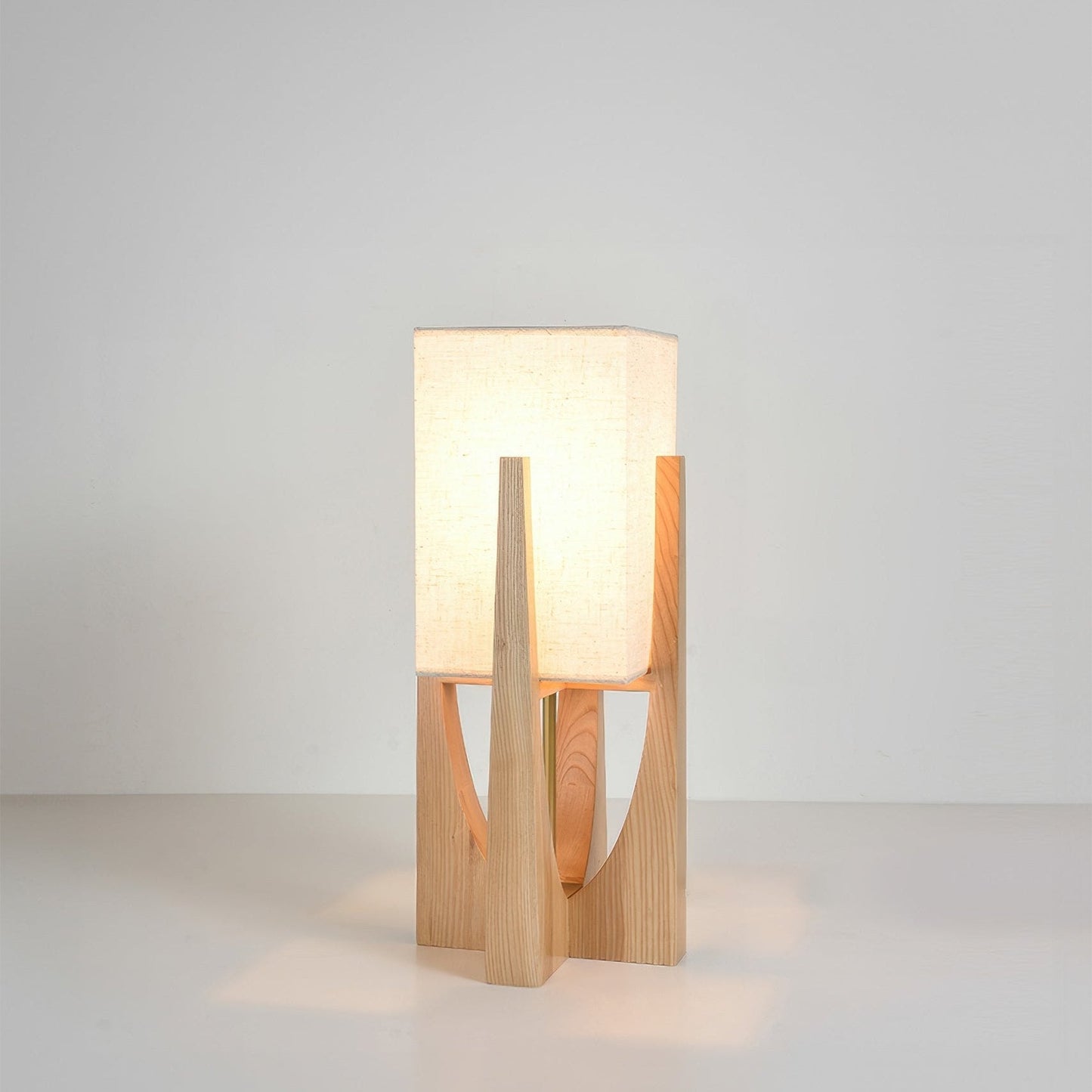 Chloé Minimalistische Vloerlamp - Massief Walnotenhout