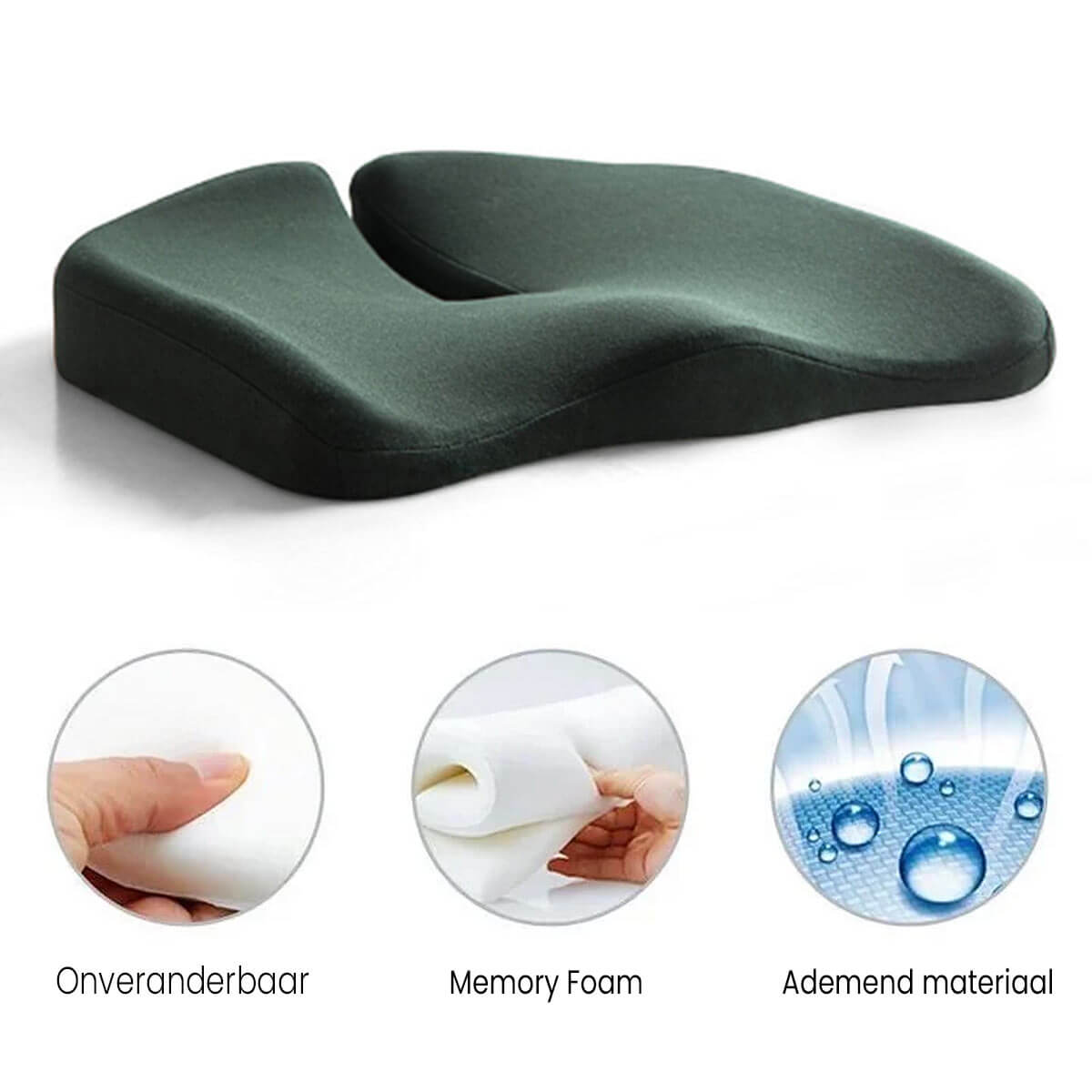 ComfortPlus Ergonomisch Zitkussen voor Gezonde Houding
