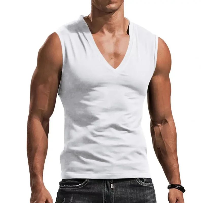 Comfortabel Mouwloos Zomershirt voor Heren