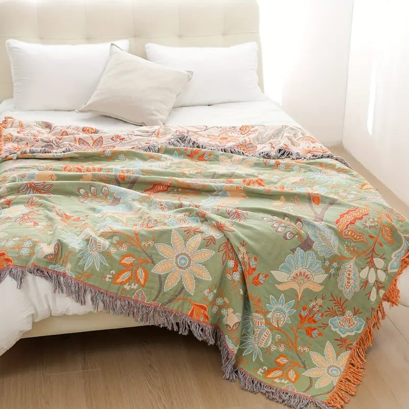 Comfortabel en Stijlvol Picknickkleed Bloemenprint