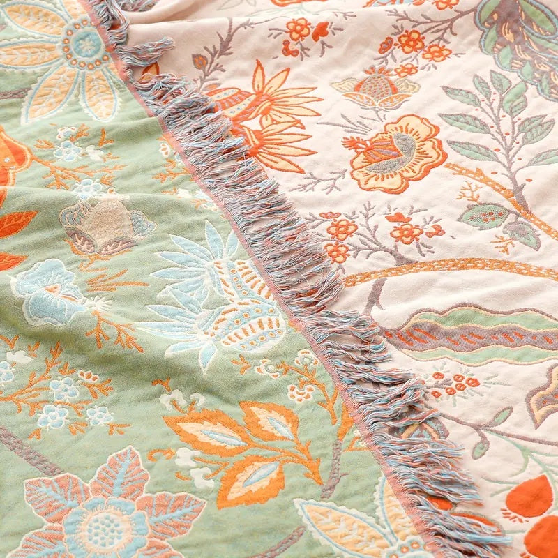 Comfortabel en Stijlvol Picknickkleed Bloemenprint