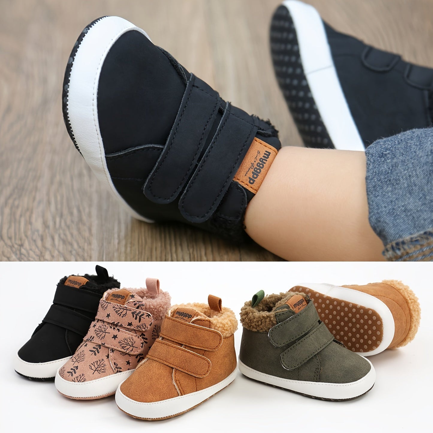 Comfortabele Babyjongens Laarzen met Klittenband