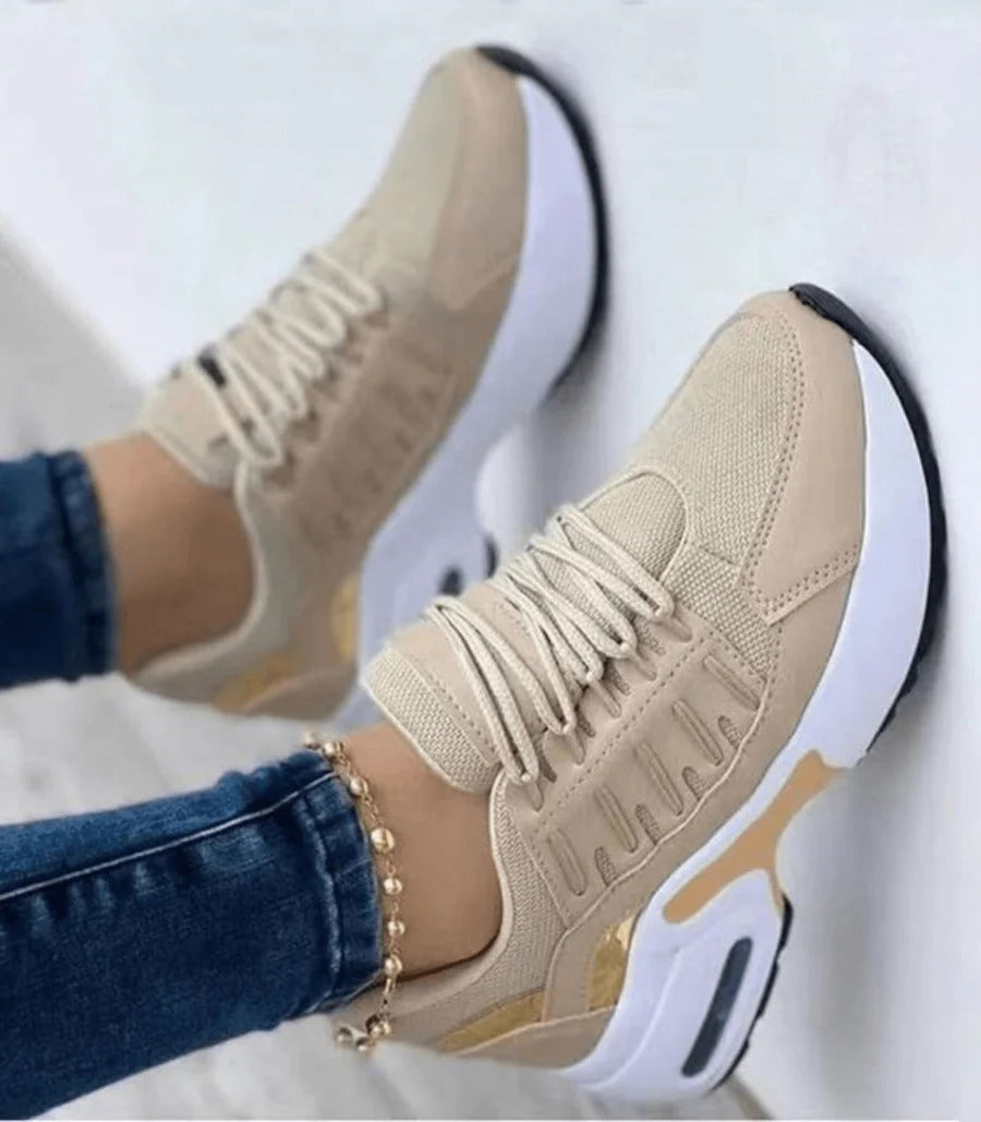 Comfortabele Dames Sneakers - Isa Platform