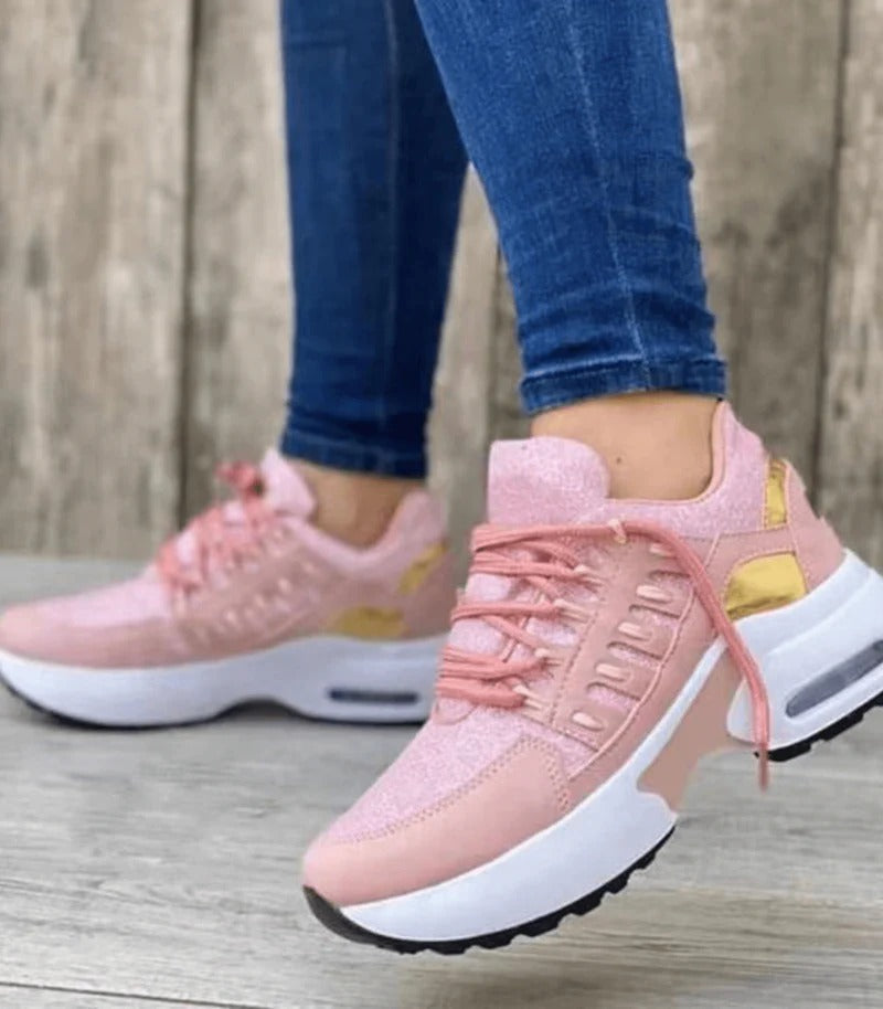 Comfortabele Dames Sneakers - Isa Platform
