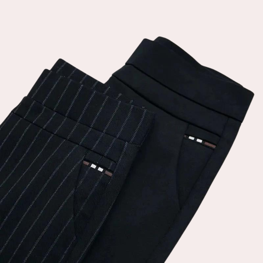 Comfortabele Dames Stretchbroek met Hoge Taille