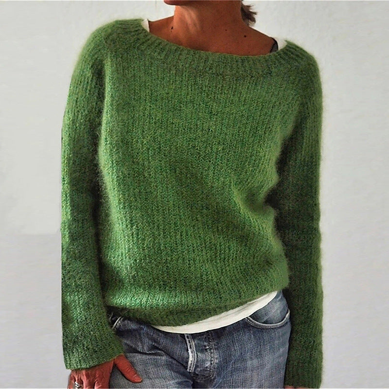 Comfortabele Damestrui - Cindy Gebreide Pullover