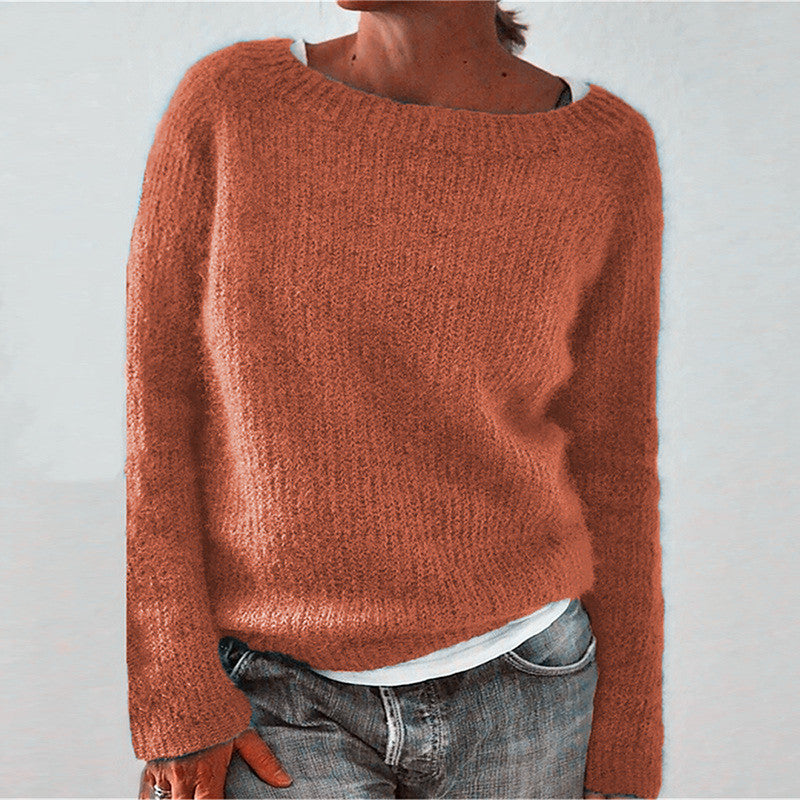 Comfortabele Damestrui - Cindy Gebreide Pullover