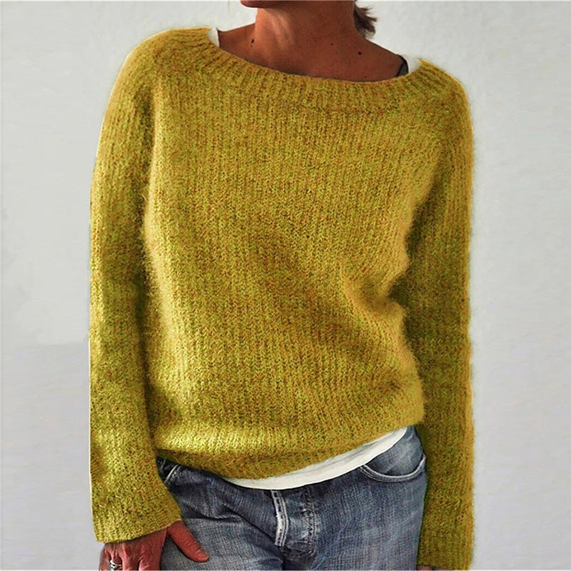 Comfortabele Damestrui - Cindy Gebreide Pullover