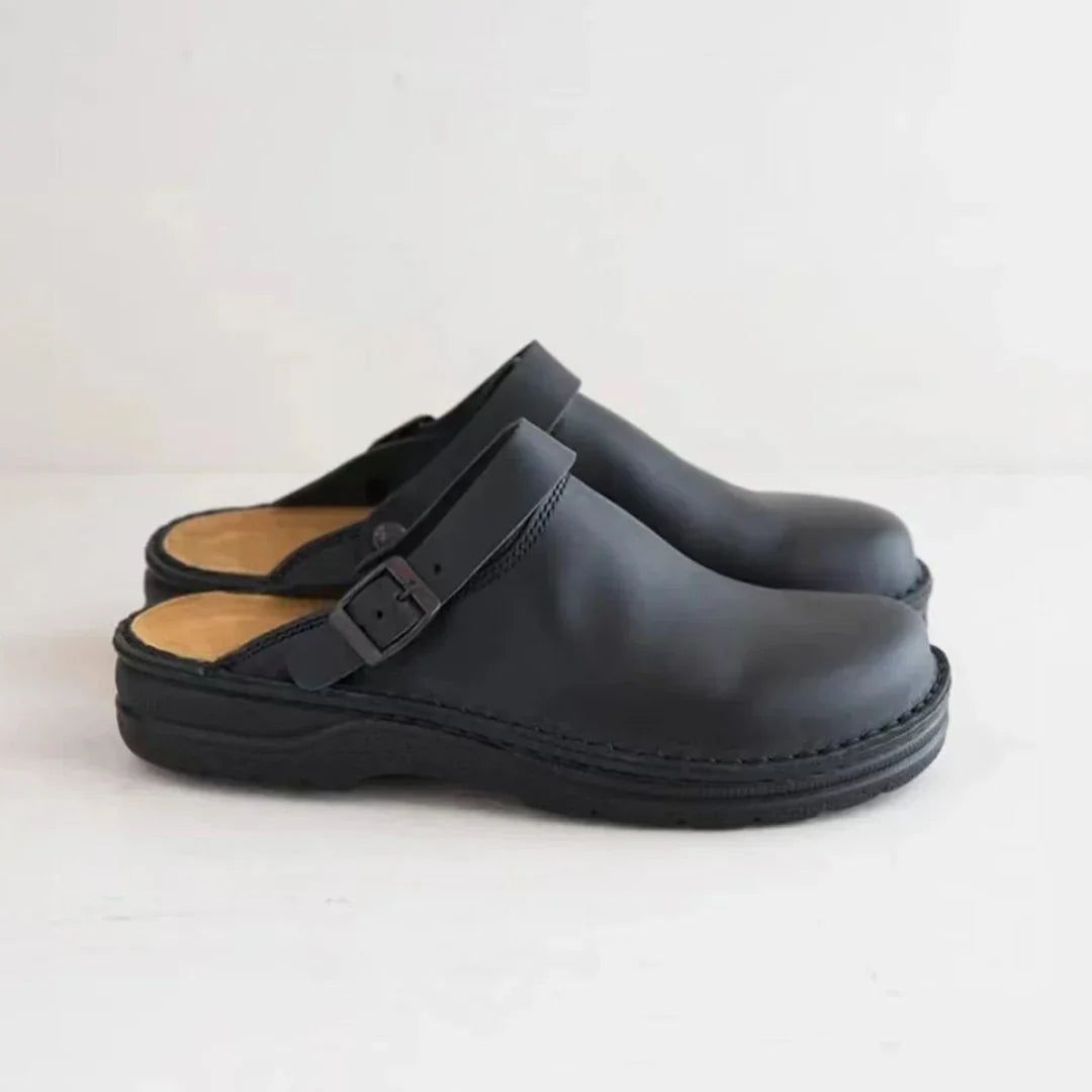 Comfortabele Herenpantoffels van Faux Leer