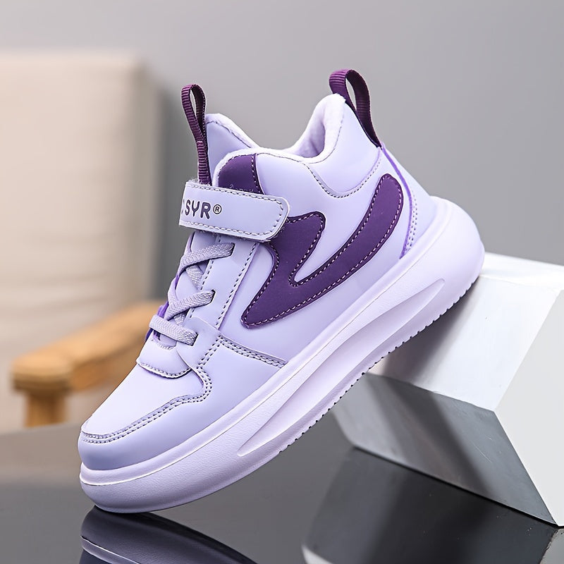 Comfortabele Lage Jongenssneakers met Fleecevoering