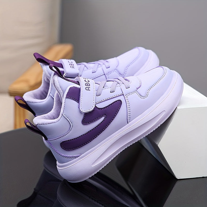 Comfortabele Lage Jongenssneakers met Fleecevoering
