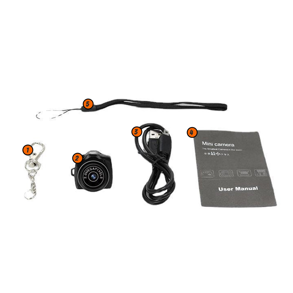 Compacte HD Mini Videocamera 1080p