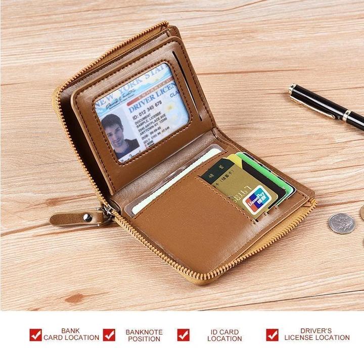 Compacte RFID Portemonnee met Stijlvolle Bescherming