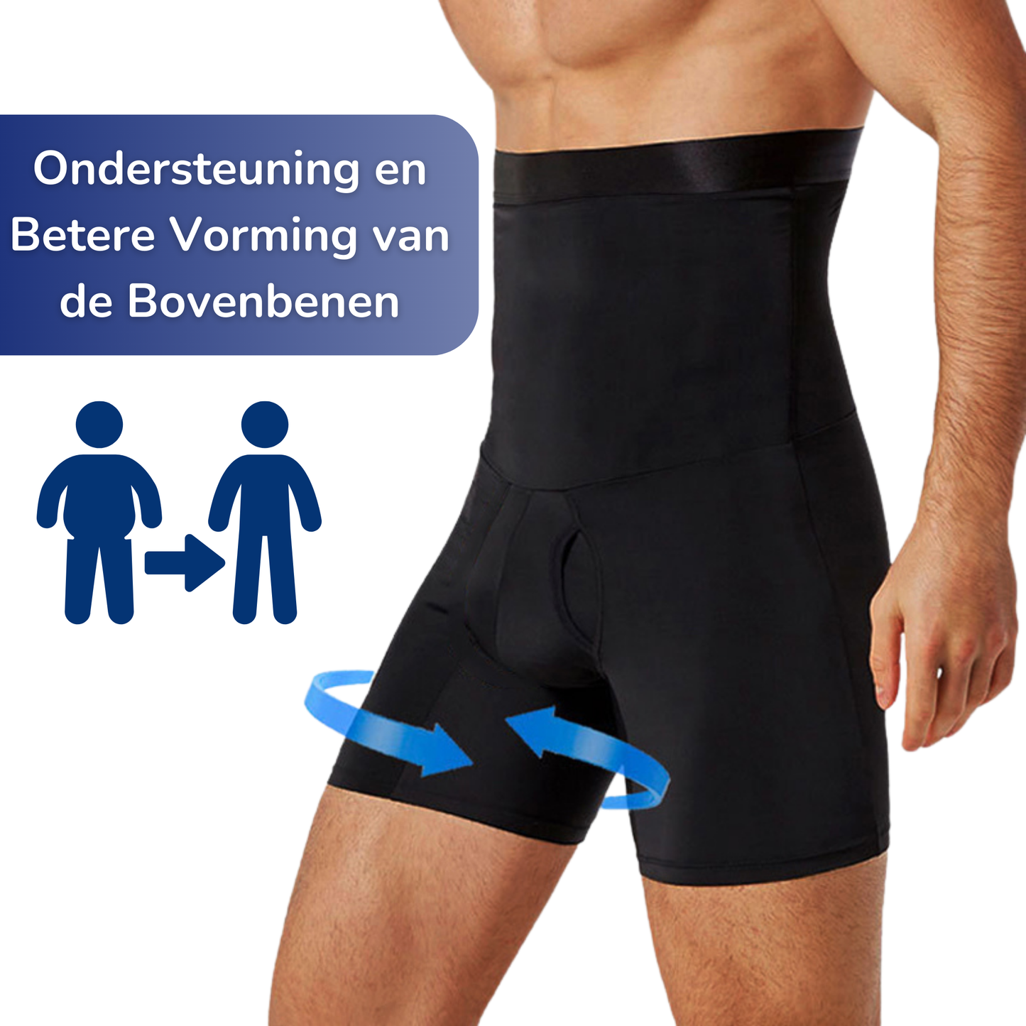 Compressie Broek - Bovenbeen en Rug Ondersteuning