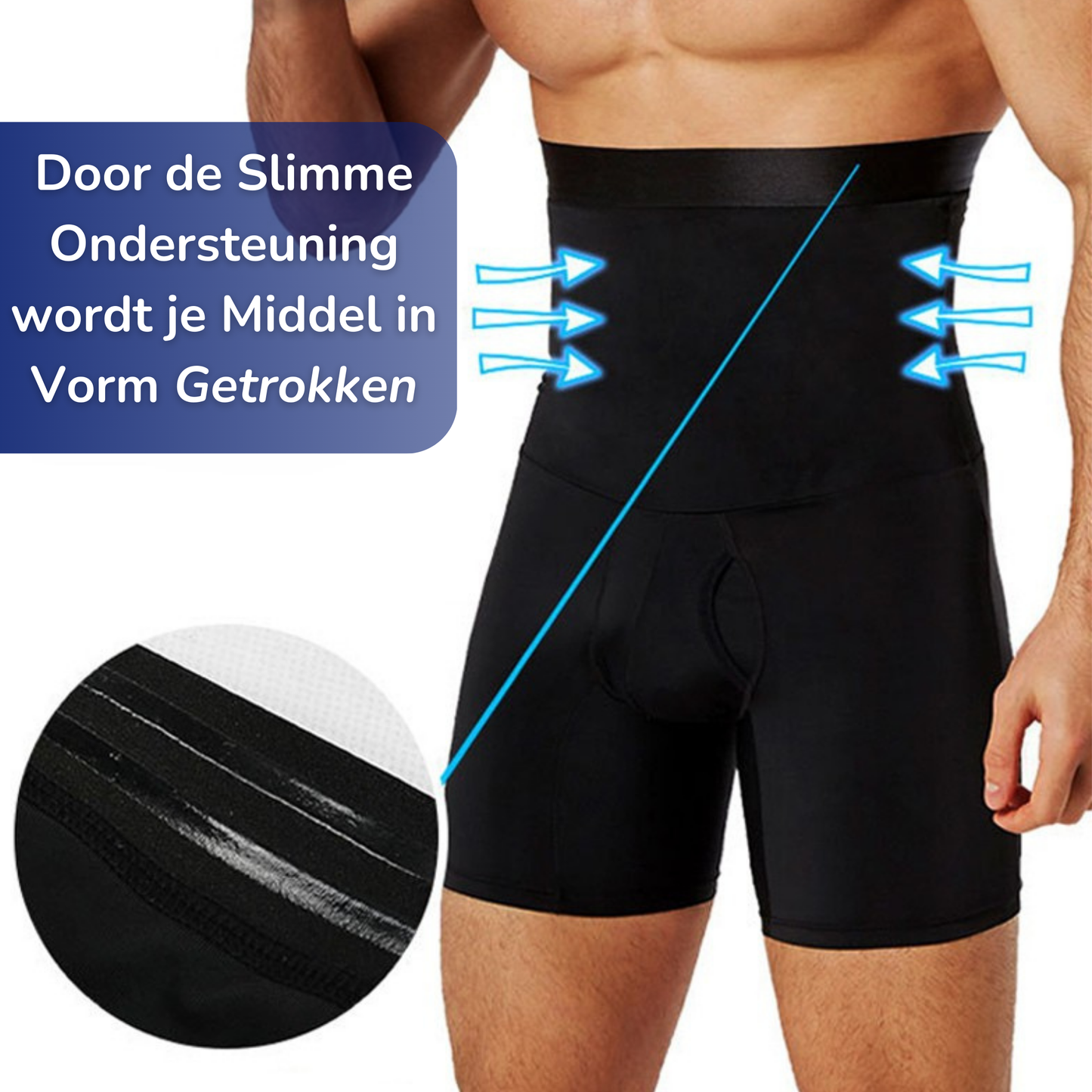 Compressie Broek - Bovenbeen en Rug Ondersteuning