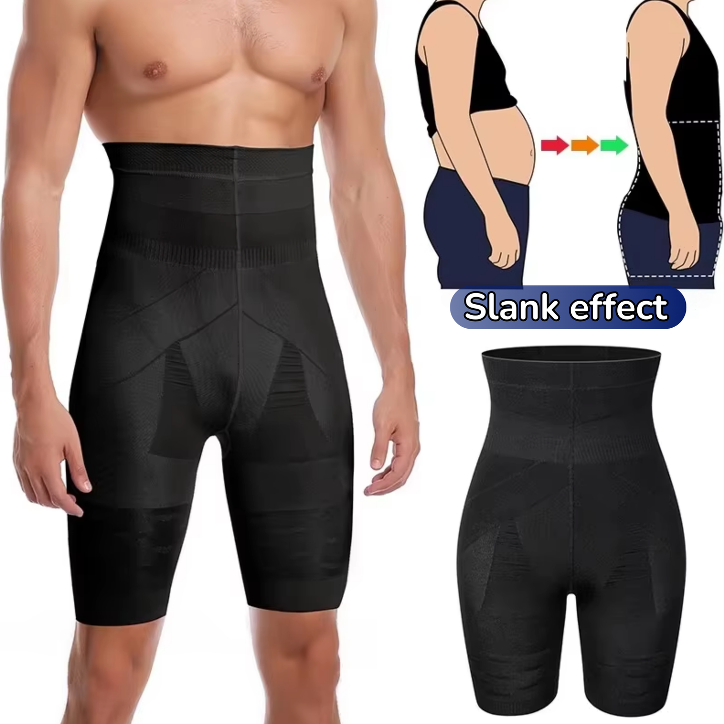 Compressie Broek - Bovenbeen en Rug Ondersteuning