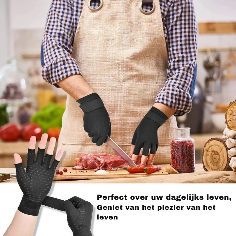 Compressiehandschoenen voor Reuma en Handpijnverlichting