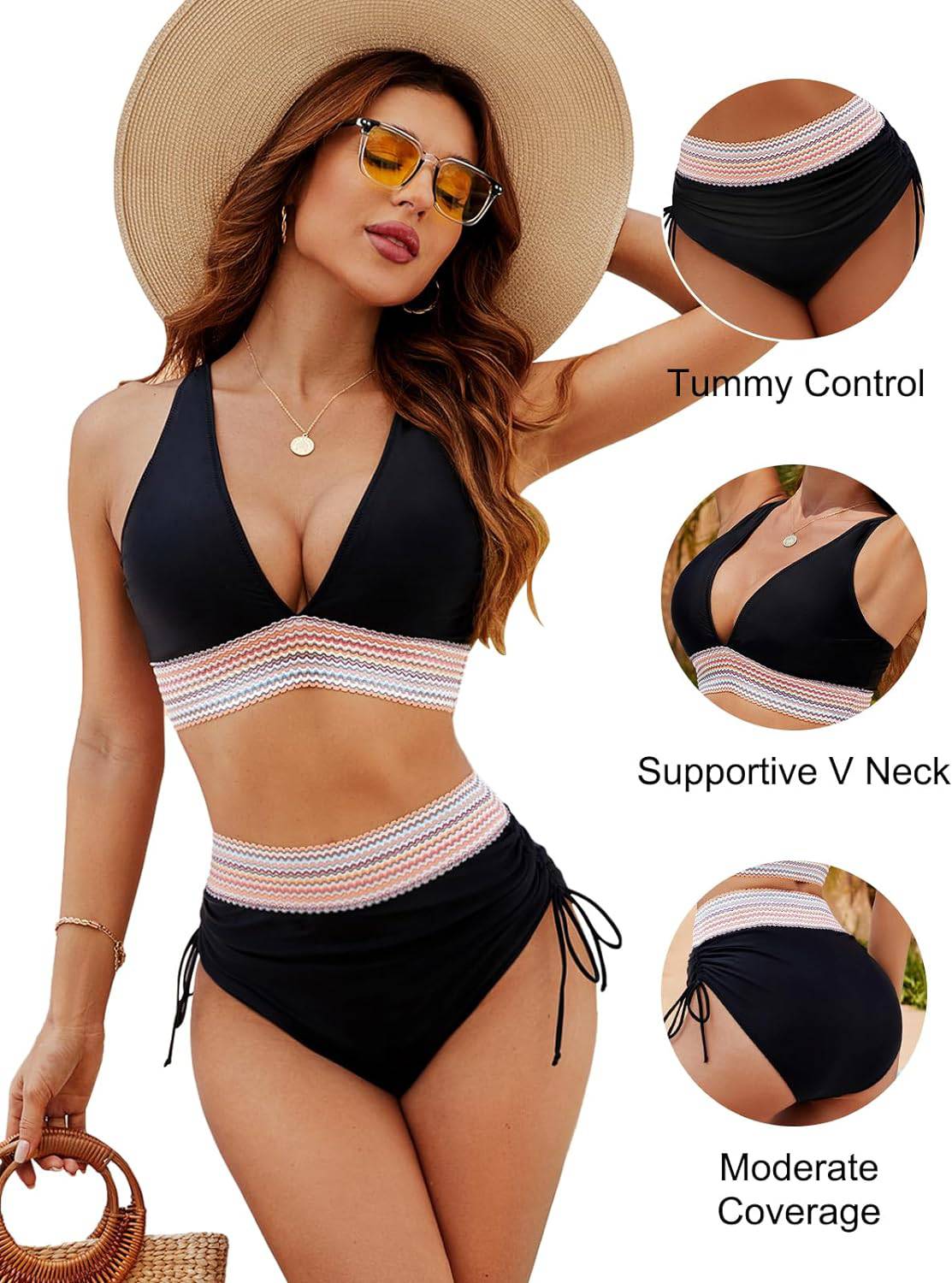 Corrigerende Dames Bikini met Buikcontrole