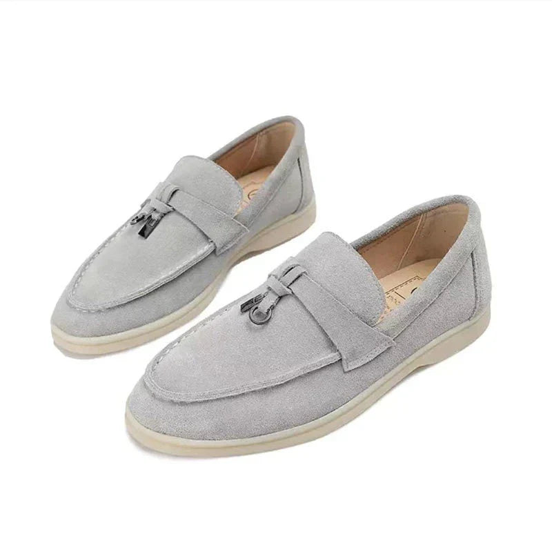 Dames Loafers met Elegant Slot Design