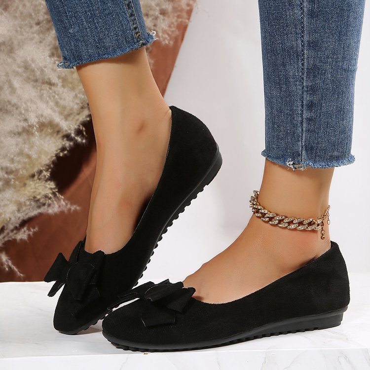 Dames Loafers met Strik en Comfort Pasvorm