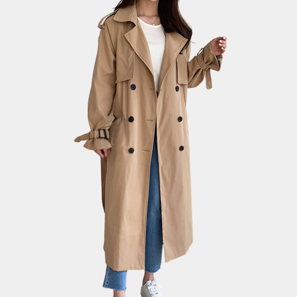 Dames Oversized Trenchcoat met Riem - Stijlvol