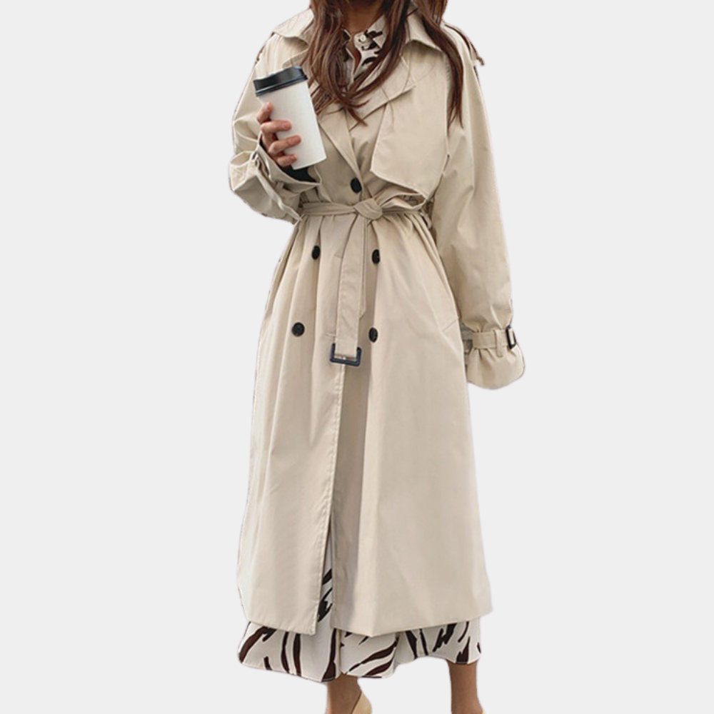 Dames Oversized Trenchcoat met Riem - Stijlvol