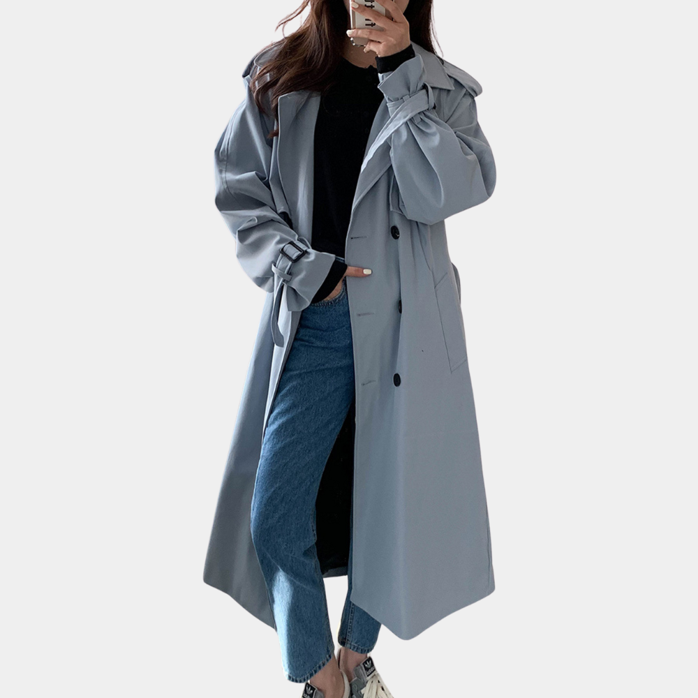 Dames Oversized Trenchcoat met Riem - Stijlvol