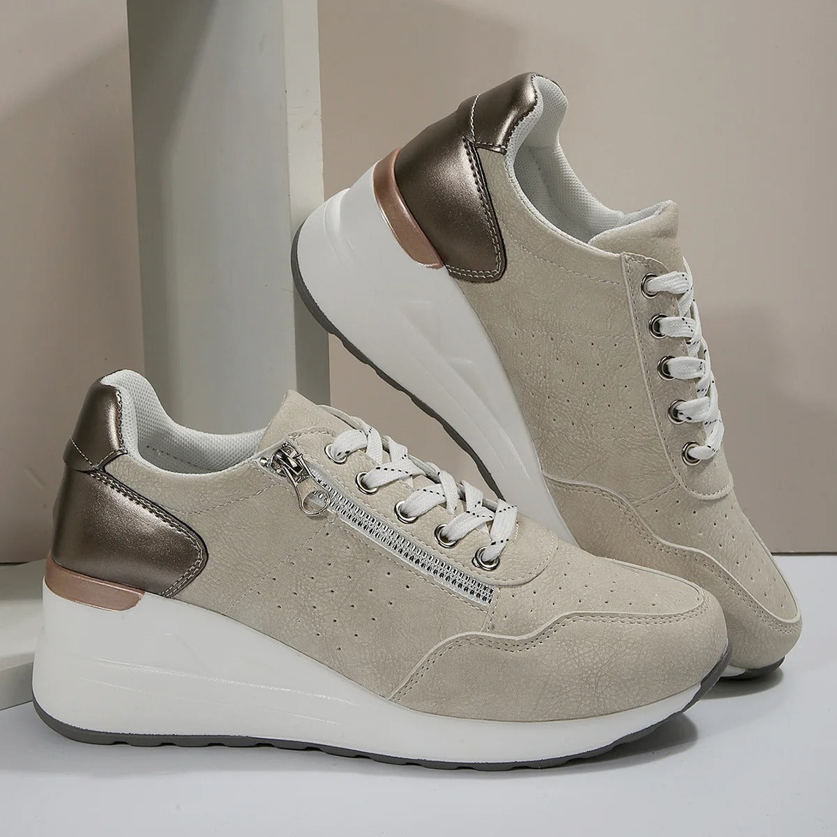Dames Sneakers - Stijlvol Comfort en Ondersteuning