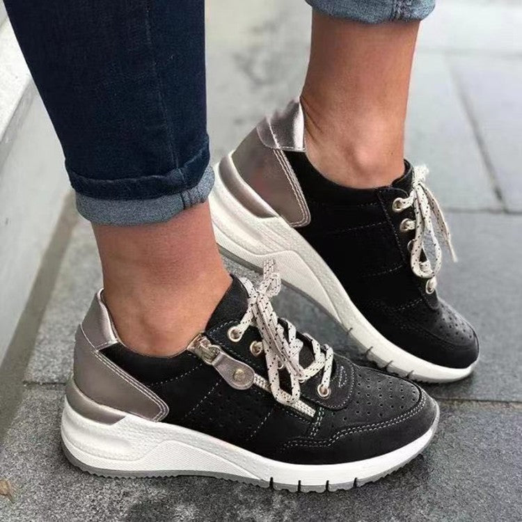 Dames Sneakers met Dikke Zool en Comfort