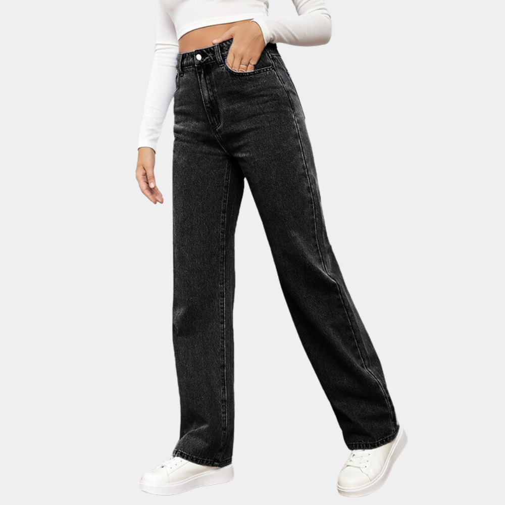 Dames Spijkerbroek Hoge Taille Trendy Pasvorm