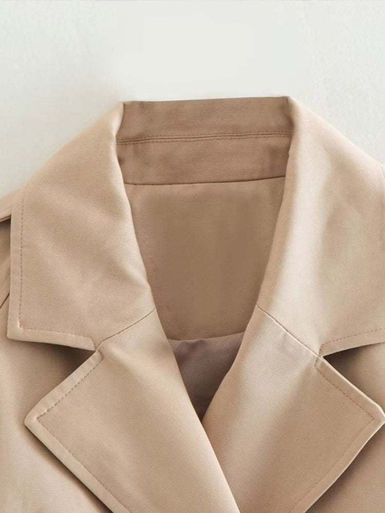 Dames Trenchcoat Zuri - Elegante Lange Jas