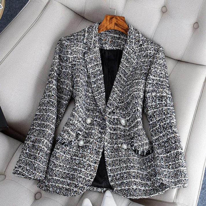 Damesblazer - Elegant en Veelzijdig Tweed