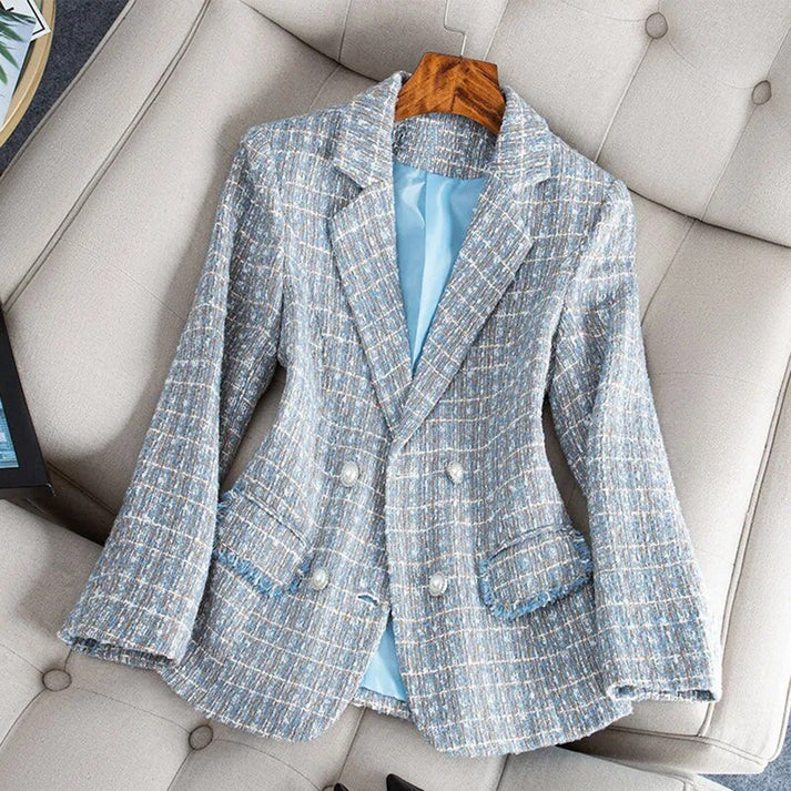 Damesblazer - Elegant en Veelzijdig Tweed