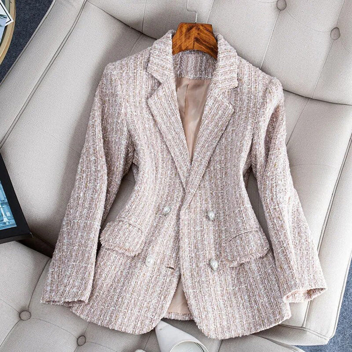 Damesblazer - Elegant en Veelzijdig Tweed