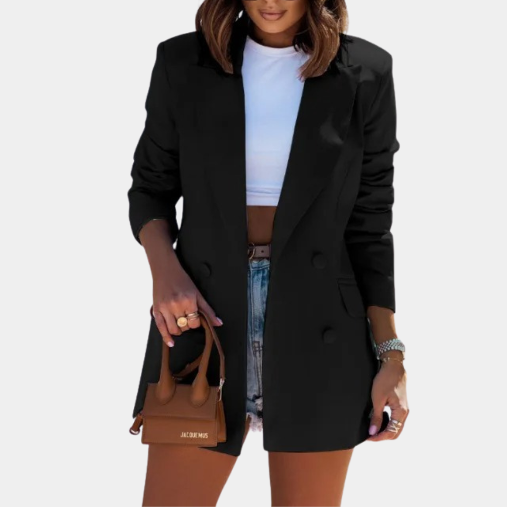 Damesblazer met Knoopdetails en Voorzakken