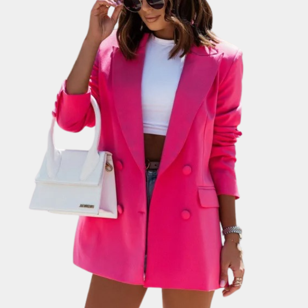 Damesblazer met Knoopdetails en Voorzakken